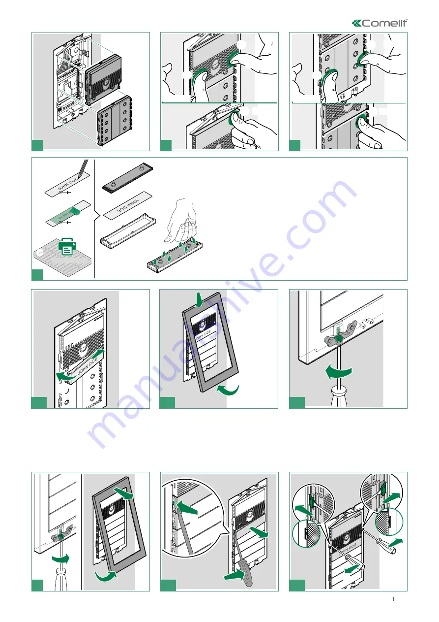 Comelit Simplebus1 Ultra UT1010VC Technical Manual Download Page 11