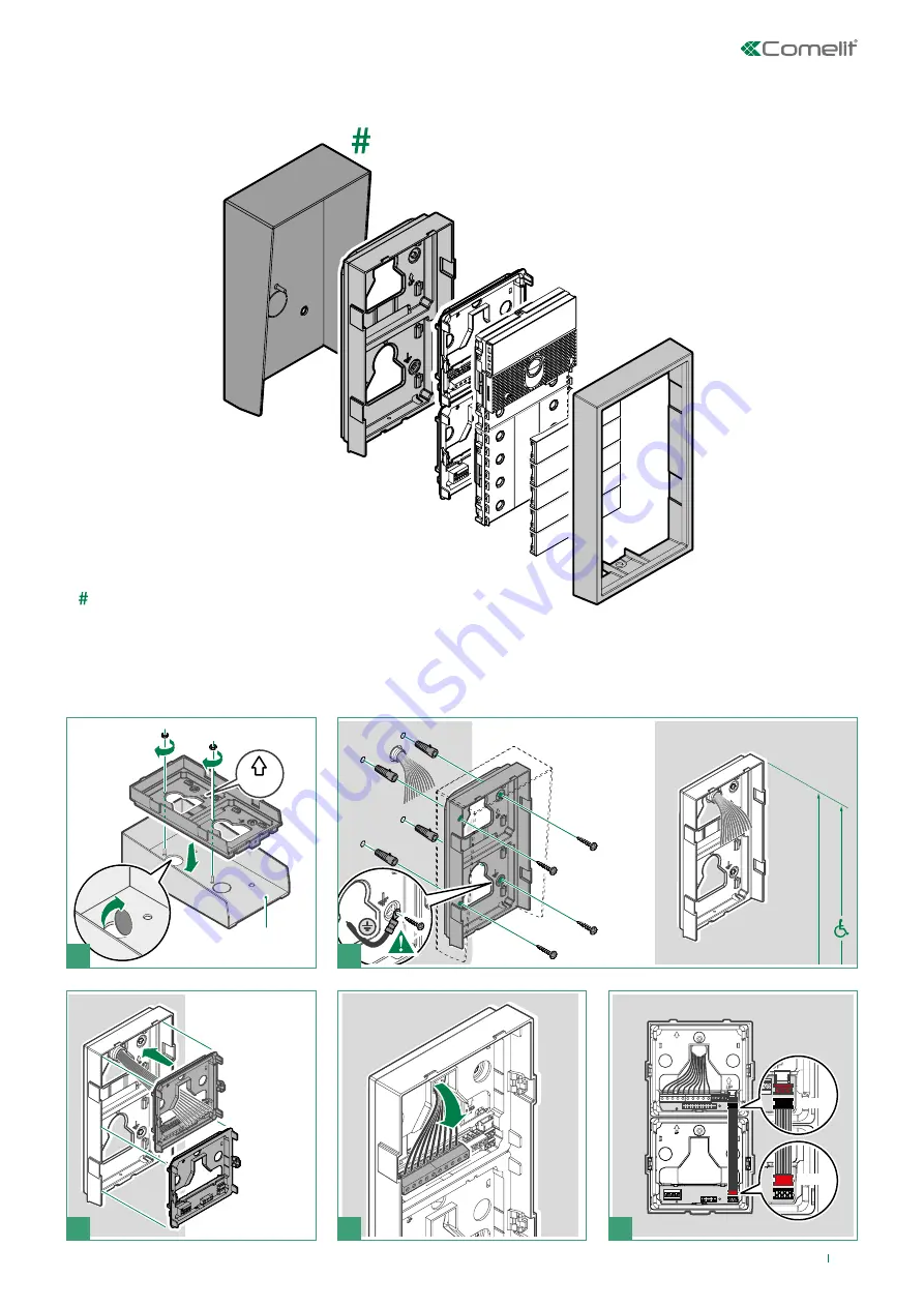 Comelit Simplebus1 Ultra UT1010VC Скачать руководство пользователя страница 13