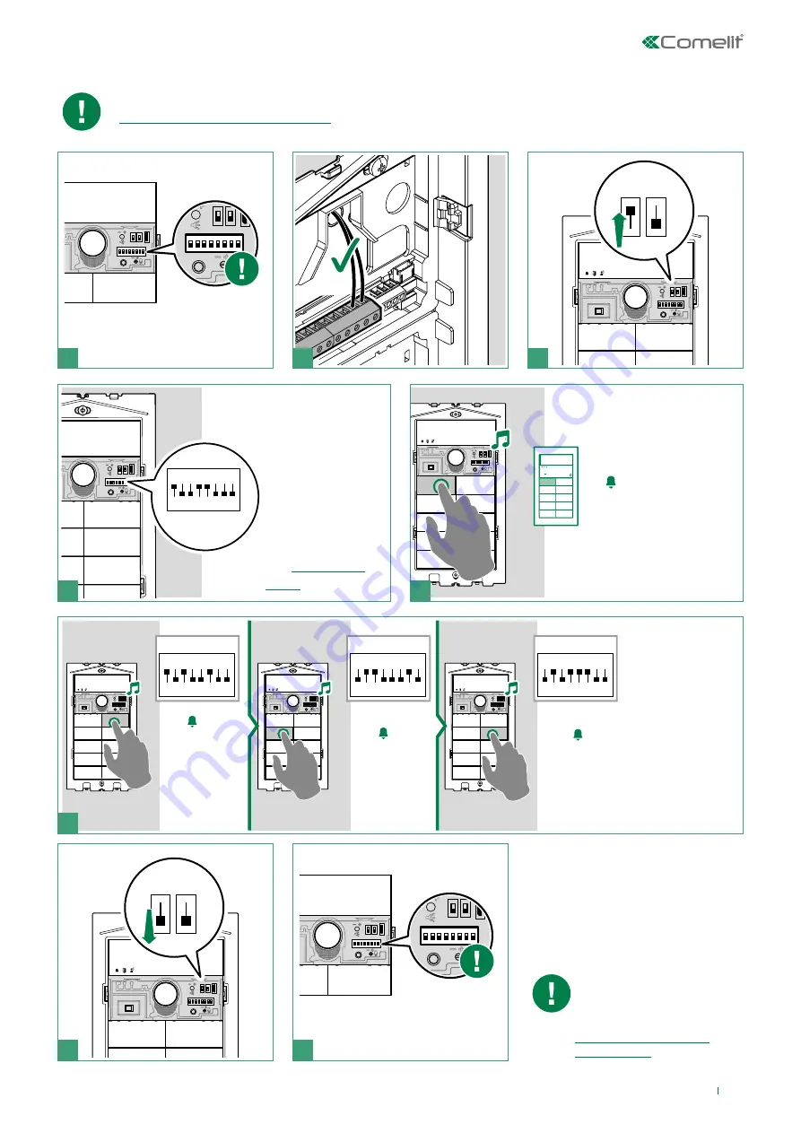 Comelit Simplebus2 UT2010 Technical Manual Download Page 19