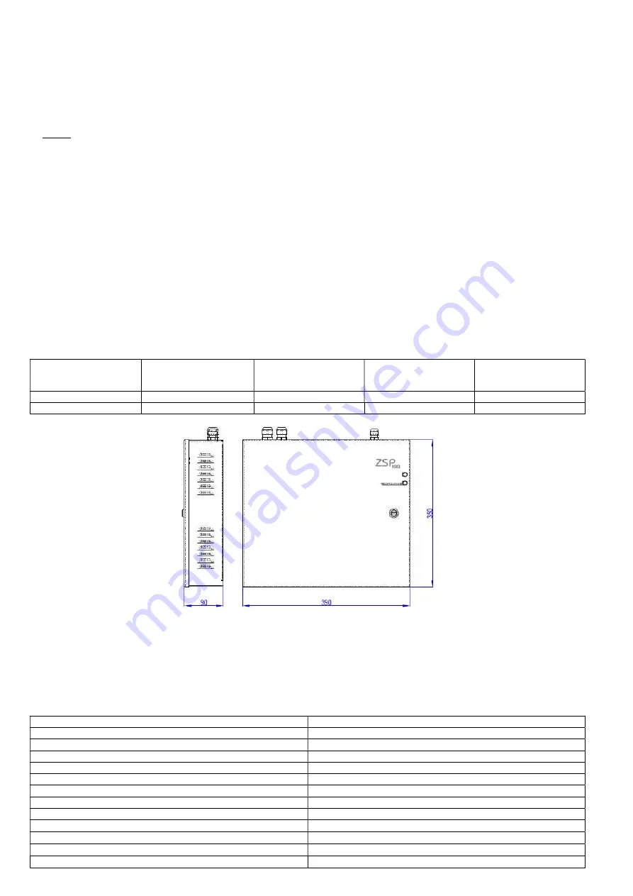 Comelit ZSP100 Series Manual Download Page 14