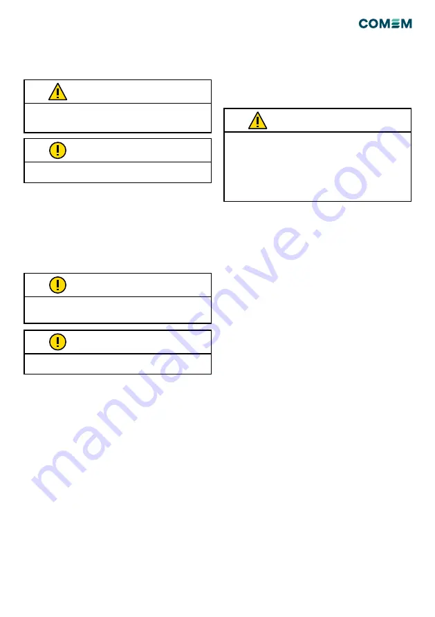 COMEM eSDB L Instruction Manual Download Page 39