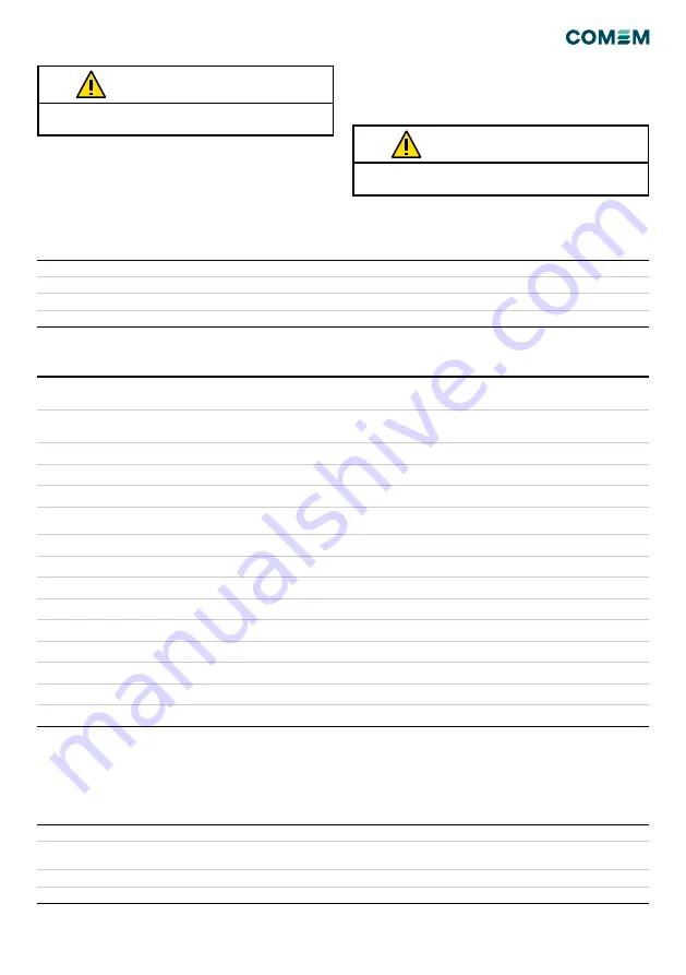 COMEM eSDB L Instruction Manual Download Page 47