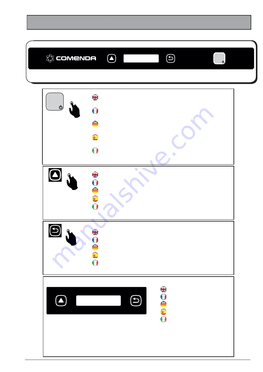 COMENDA Hi-Line HB24 Series Use And Maintenance Instructions Download Page 11