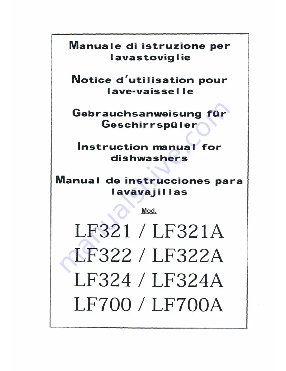 COMENDA LF321 Instruction Manual Download Page 1