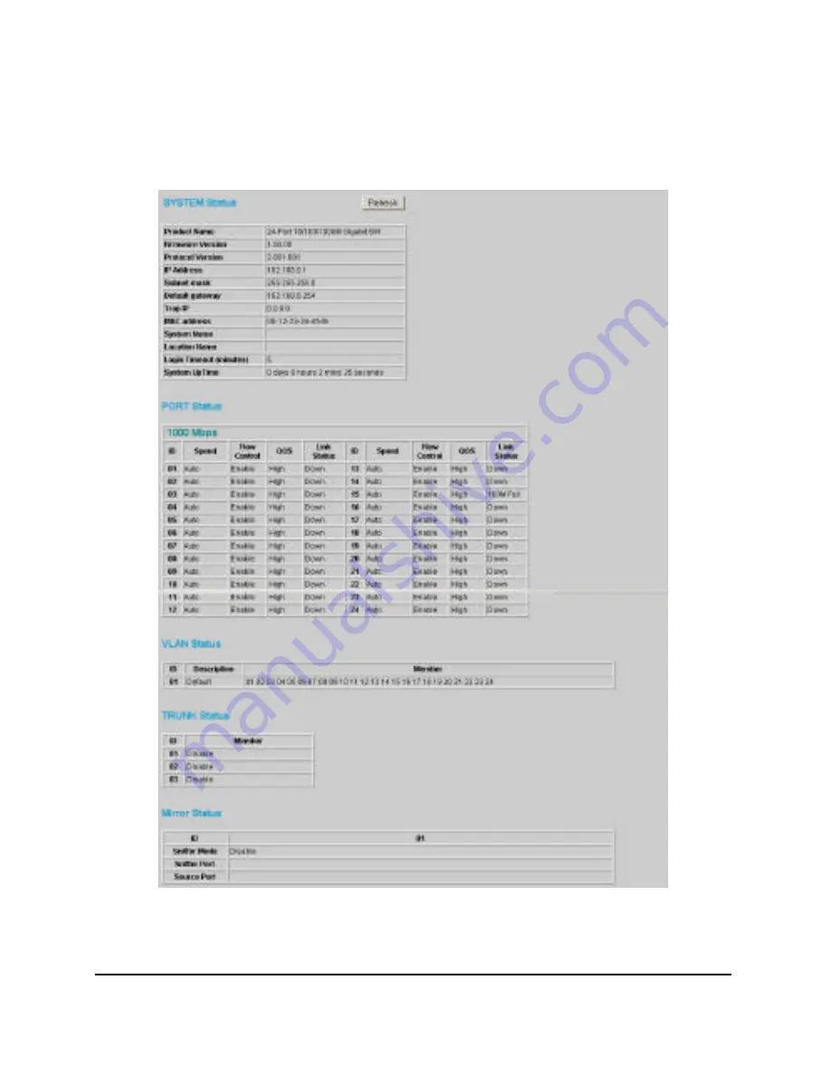 Comet Labs 24-Port 1000BASE-T User Manual Download Page 32