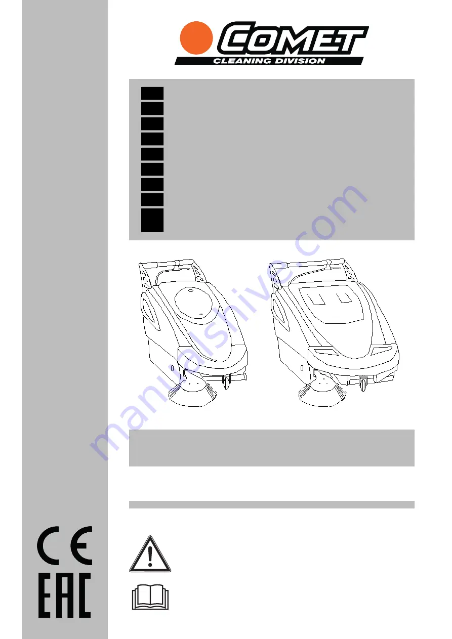 Comet CSW 700 Instructions And Operating Manual Download Page 1