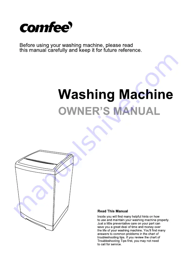 Comfee CLV18N1AMG Owner'S Manual Download Page 1