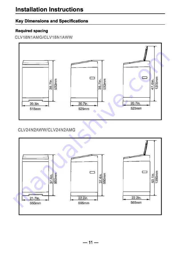 Comfee CLV18N1AMG Owner'S Manual Download Page 12