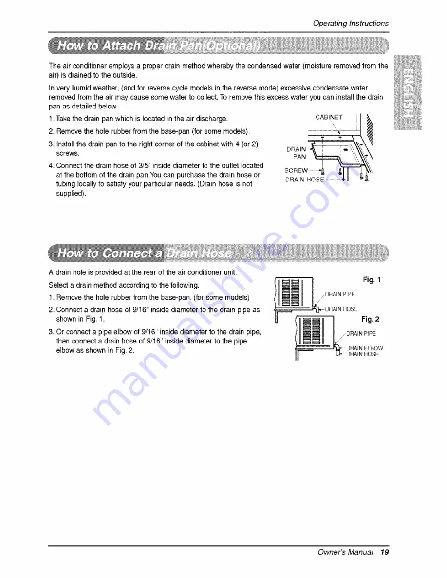 COMFORT-AIRE REG-183A Owner'S Manual Download Page 19