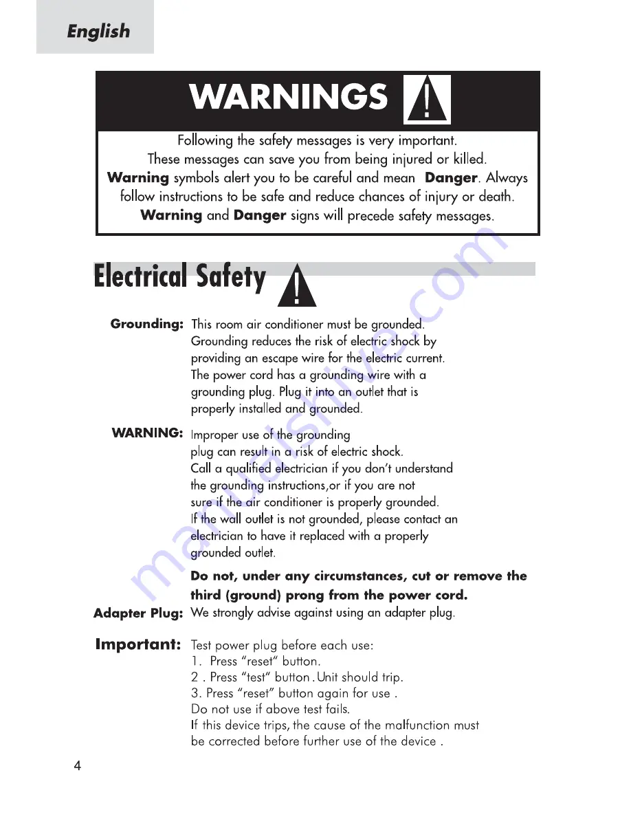 COMFORT-AIRE RG-51A User Manual Download Page 6