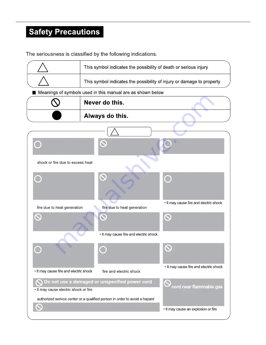 COMFORT-AIRE RG-51J Owner'S Manual Download Page 3