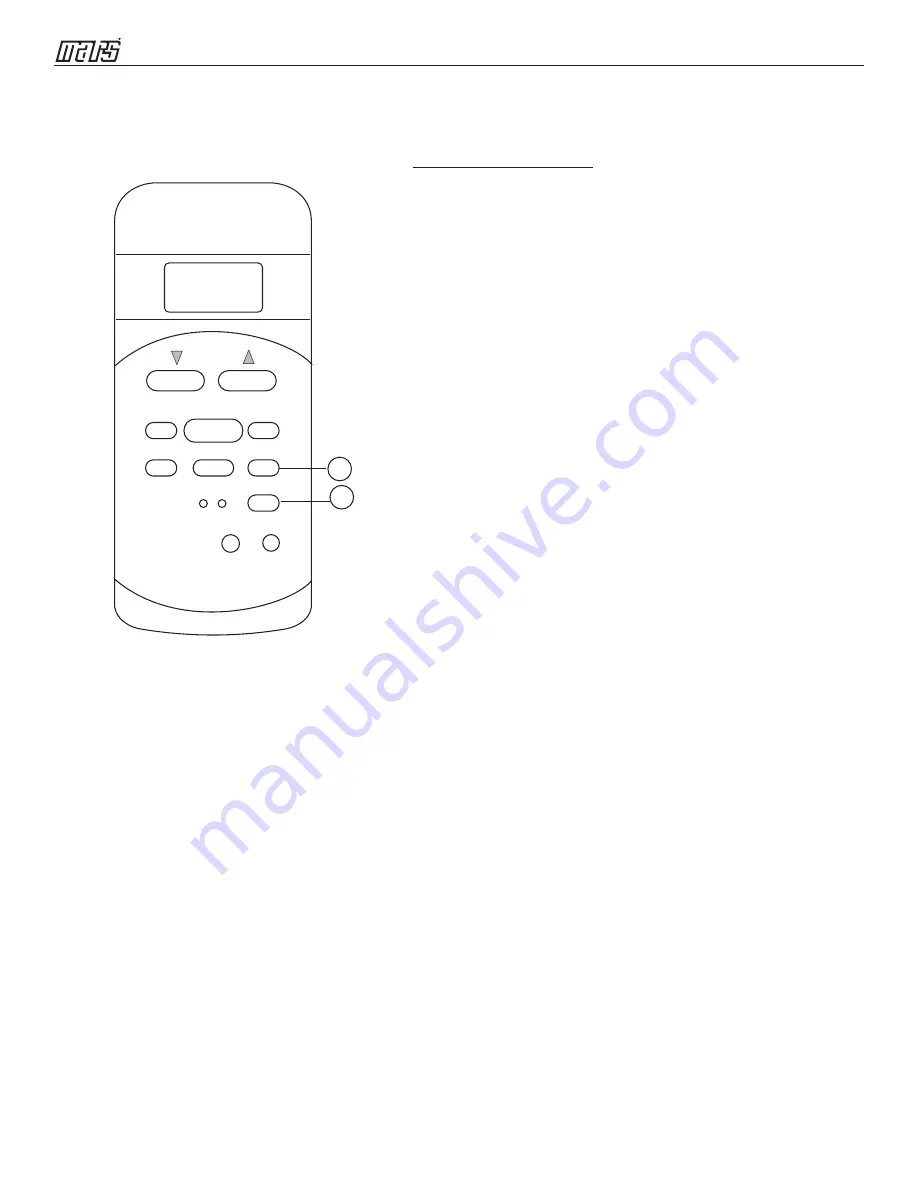 COMFORT-AIRE SVH09SA-0 Remote Control Manual Download Page 10