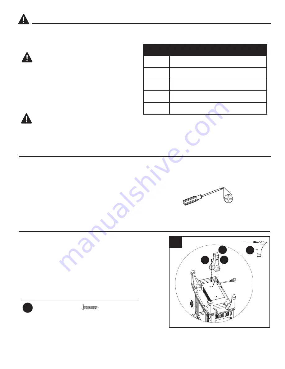 Comfort Glow EQS130 Installation & Operating Instructions Manual Download Page 7