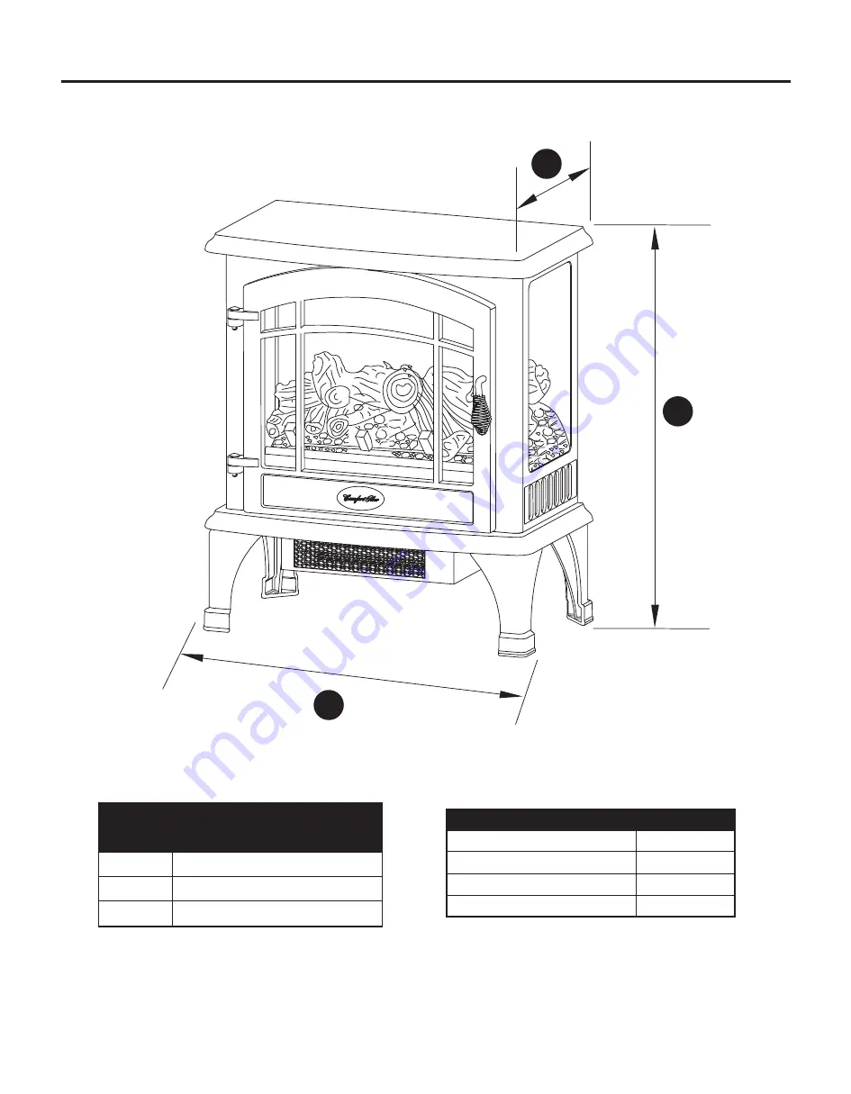 Comfort Glow EQS5140 Manual Download Page 6