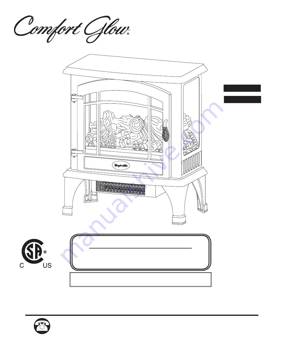 Comfort Glow EQS5140 Manual Download Page 14