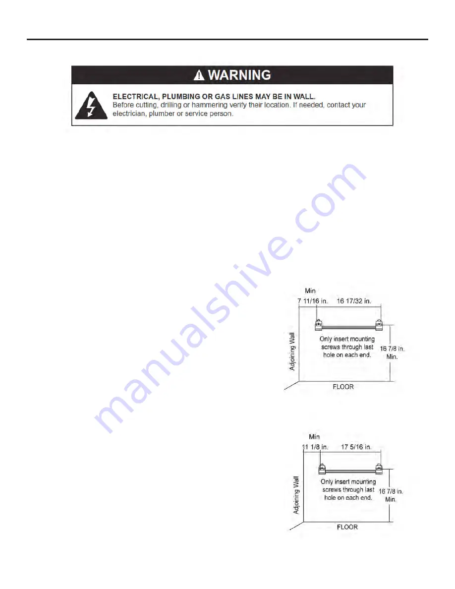 Comfort Glow KWD155 Manual Download Page 15