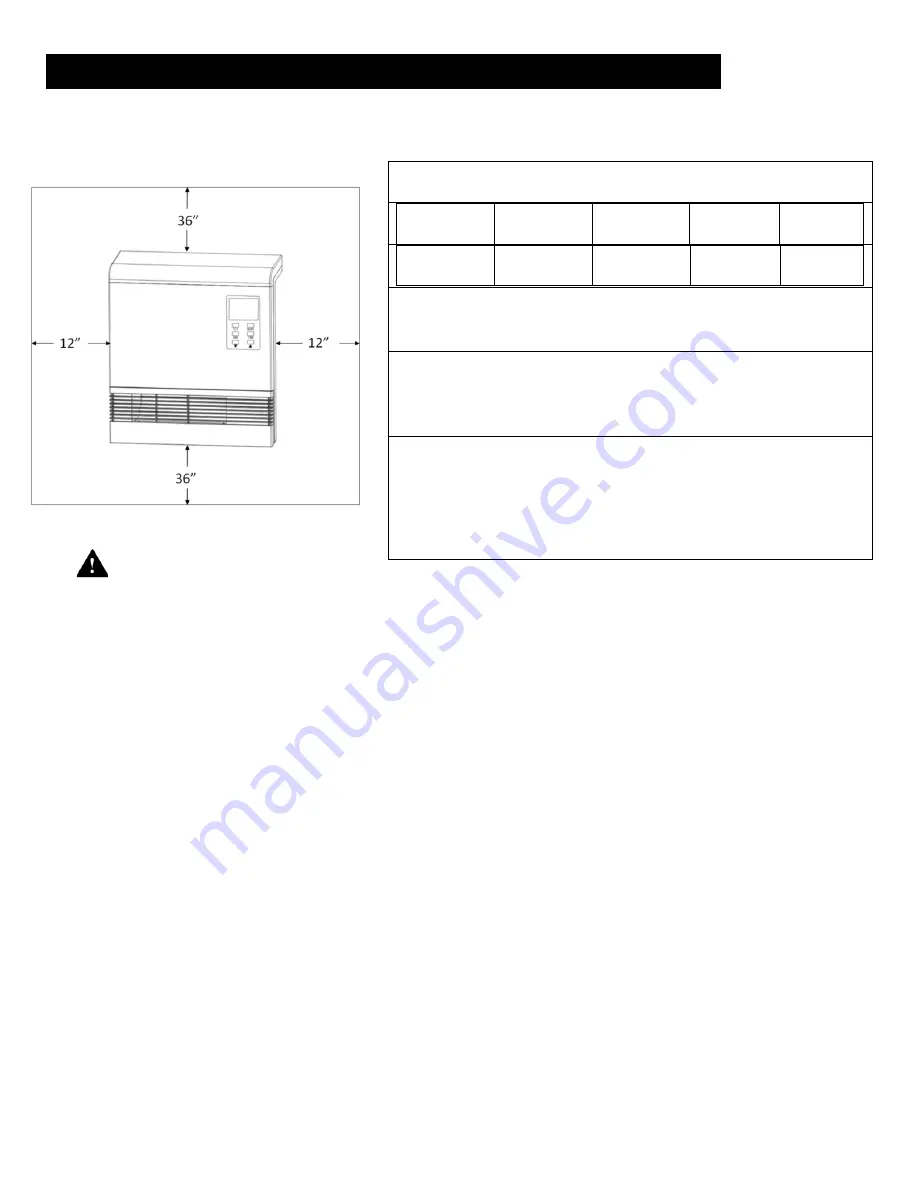 Comfort Glow QWH2100 Operator'S Manual Download Page 31