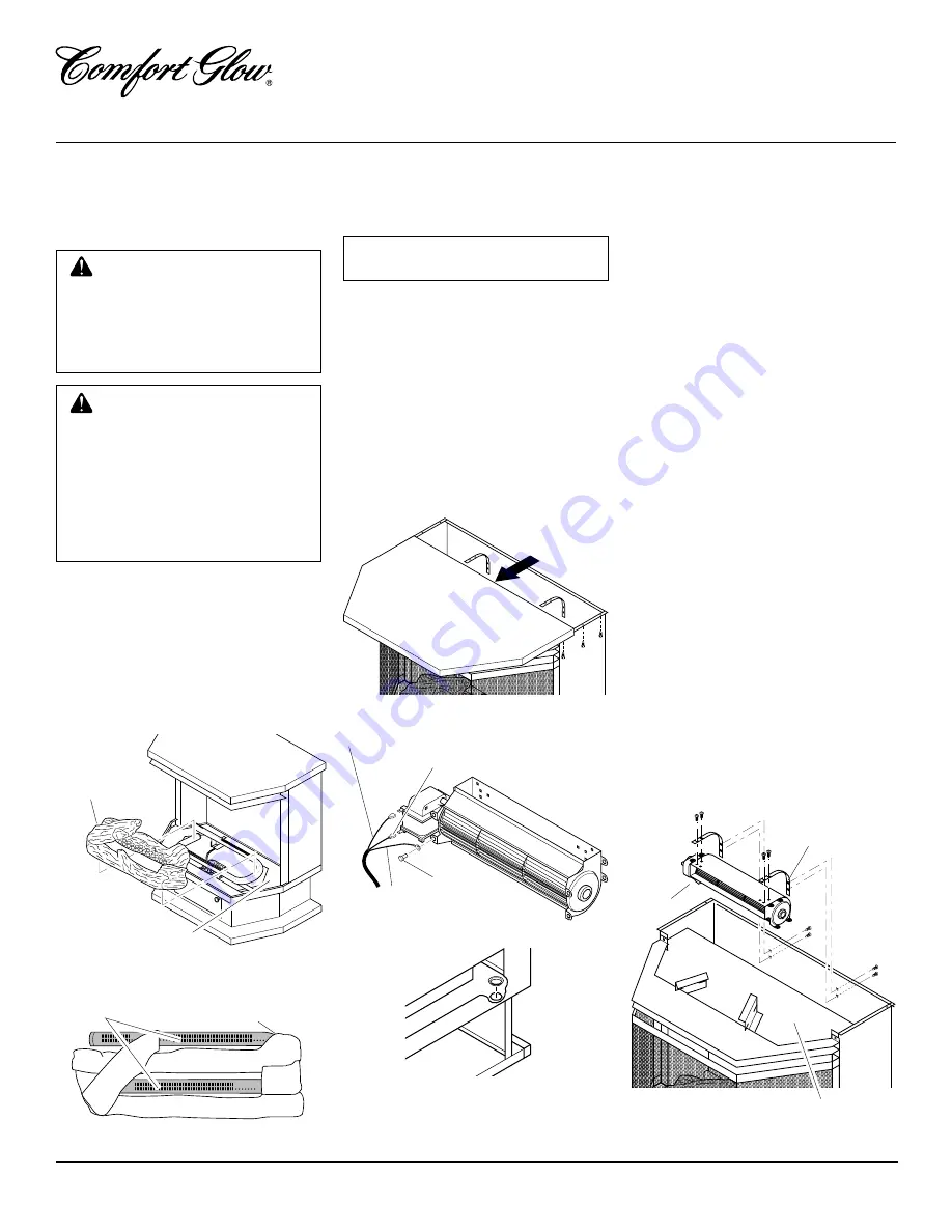 Comfort Glow S26PT Owner'S Operation And Installation Manual Download Page 10