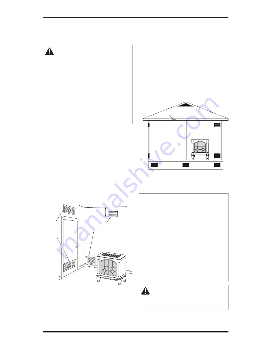 Comfort Glow (VENT-FREE) GAS STOVE HEATER Owner'S Operating & Installation Manual Download Page 7