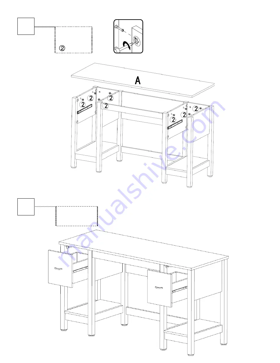 Comfort Products OneSpace 50-1701LO Assembly Instructions Manual Download Page 9