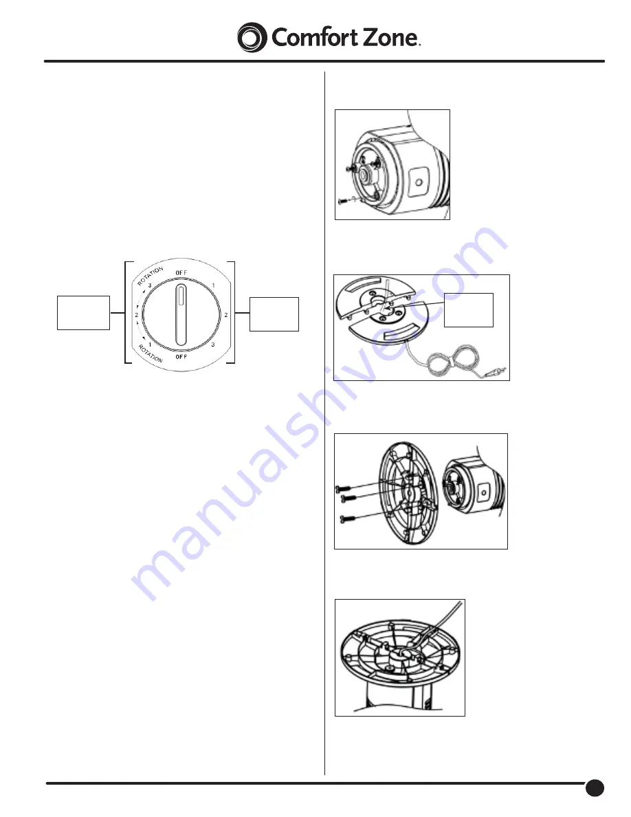 Comfort Zone CZTF320WT Скачать руководство пользователя страница 3