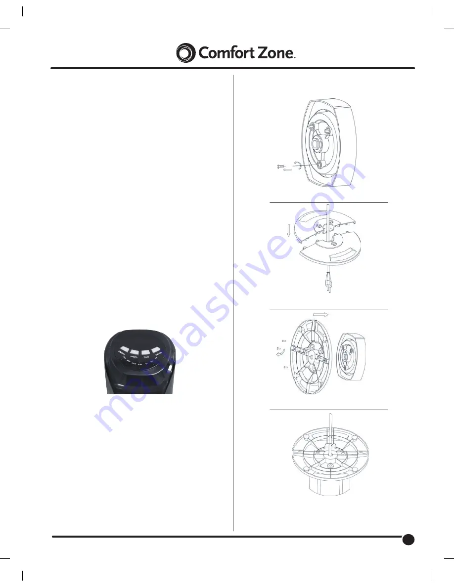 Comfort Zone CZTFR1 Owner'S Manual Download Page 3