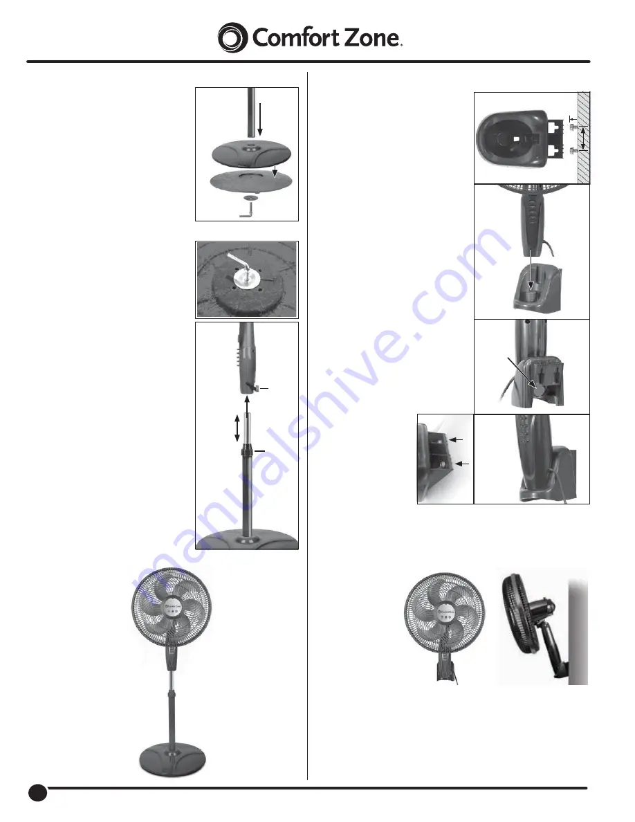 Comfort Zone POWR CURVE CZST180 Series Скачать руководство пользователя страница 4