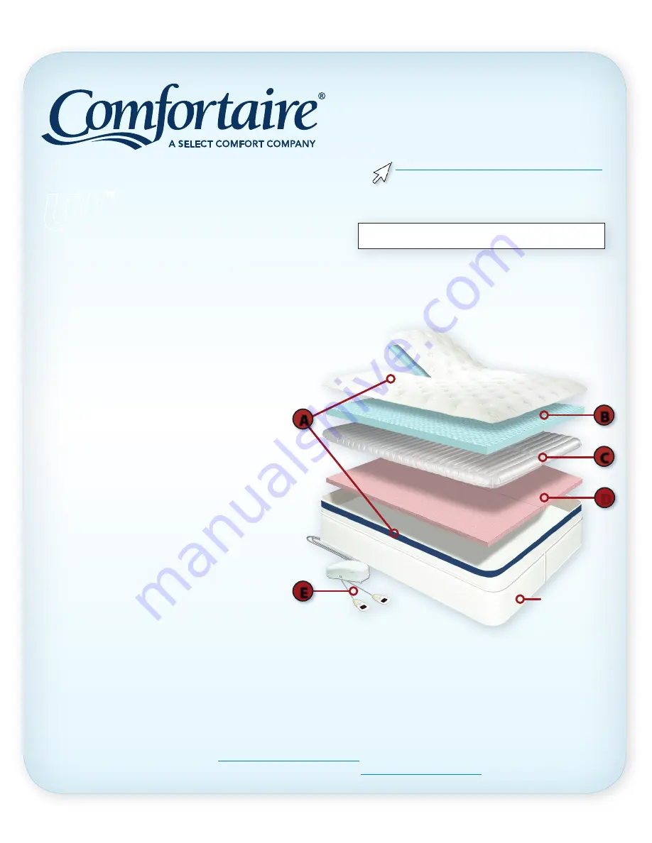 Comfortaire U11 HARMONY Owner'S Manual Download Page 1