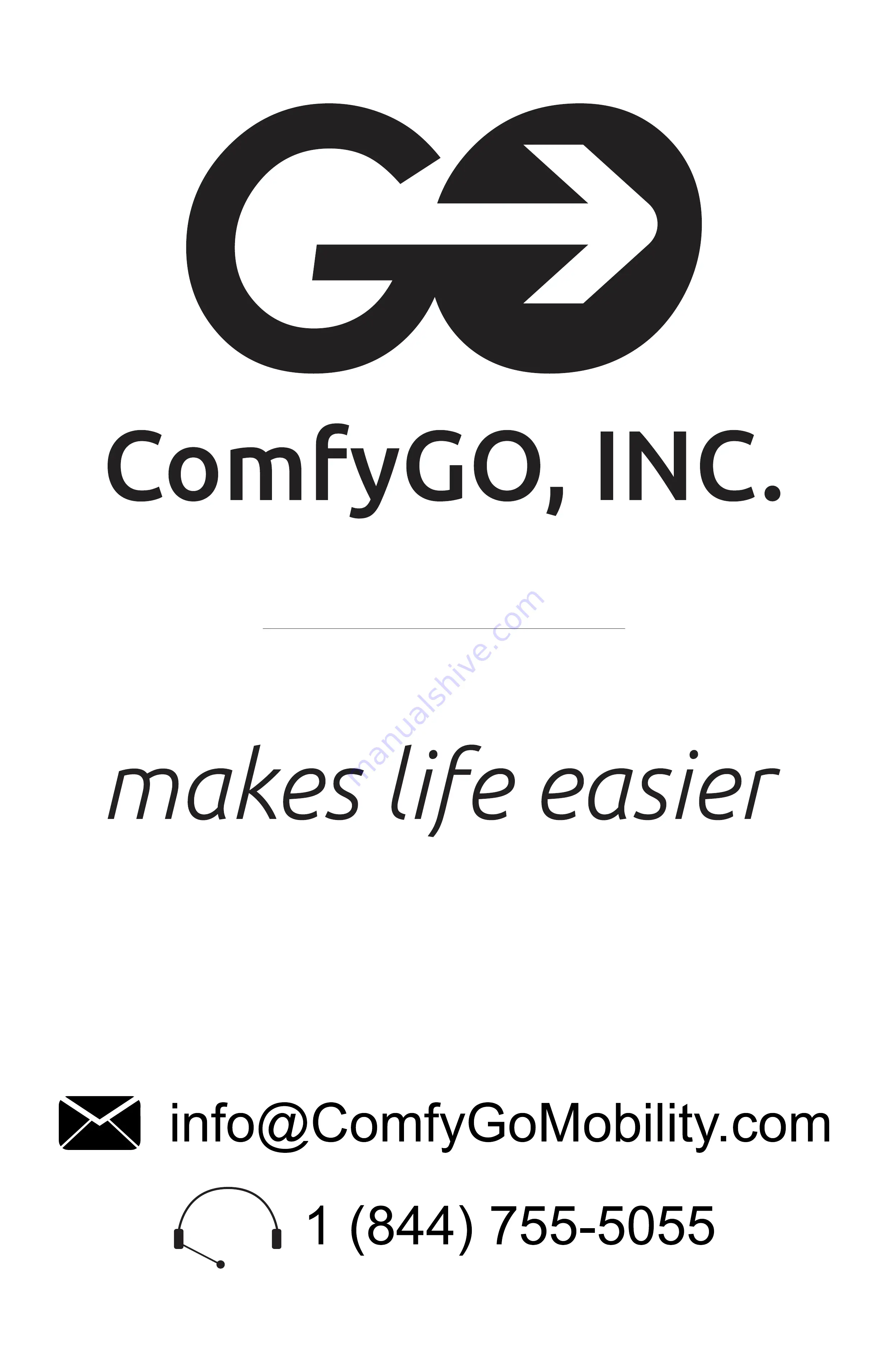 ComfyGo Mobility Go 6011 User'S Manual & Warranty Card Download Page 26