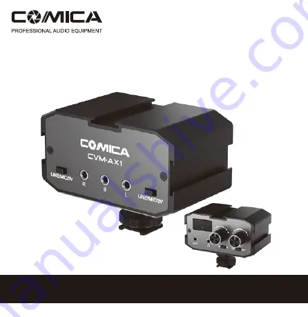 Comica CVM-AX1 User Manual Download Page 1