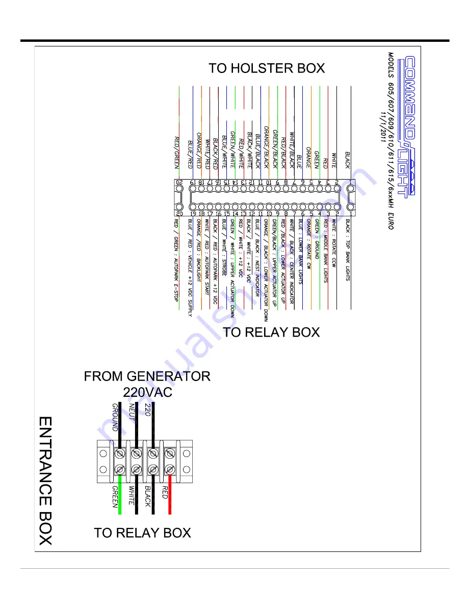 Command Light CL605 User Manual Download Page 39