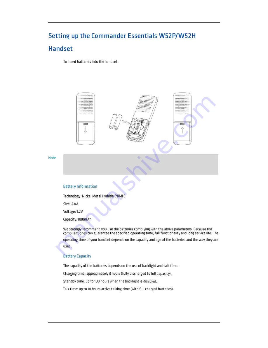 Commander Essentials W52H Скачать руководство пользователя страница 11