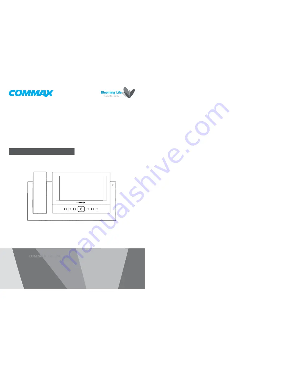 Commax CAV- 71BQS User Manual Download Page 1