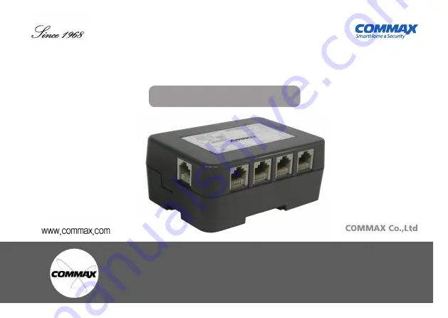 Commax CCU-4GF User Manual Download Page 1