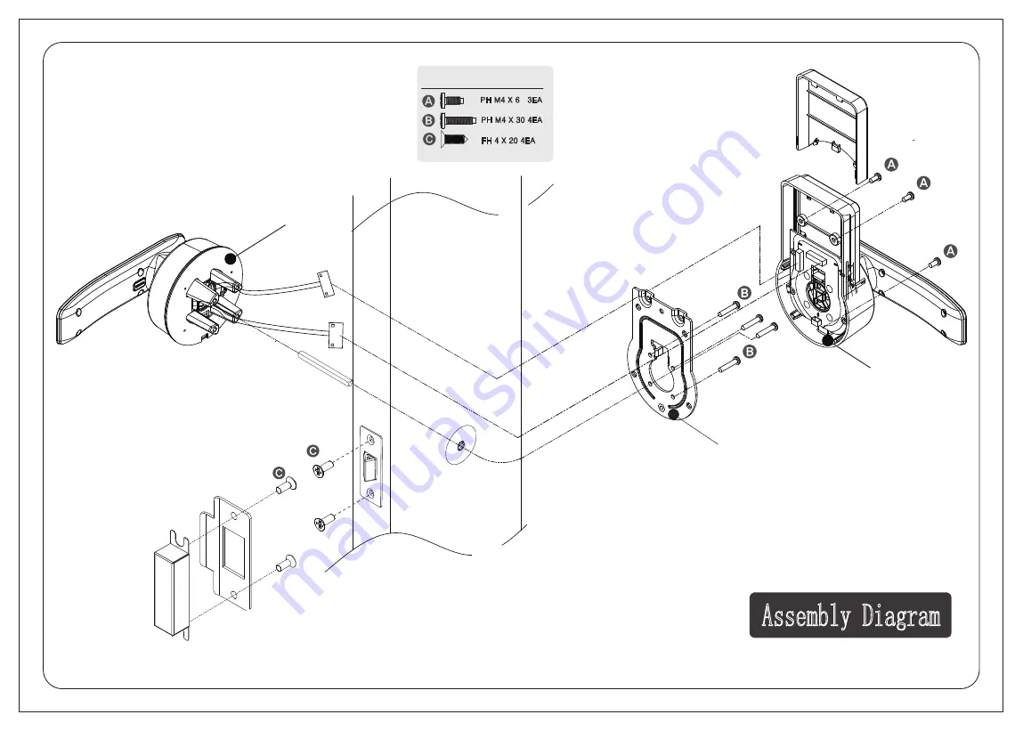 Commax CDL-800WL Assembly Diagram Download Page 1