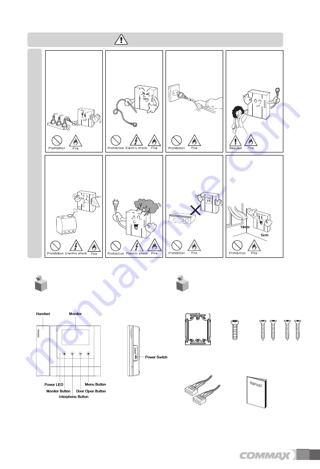 Commax CDV-43MH User Manual Download Page 3