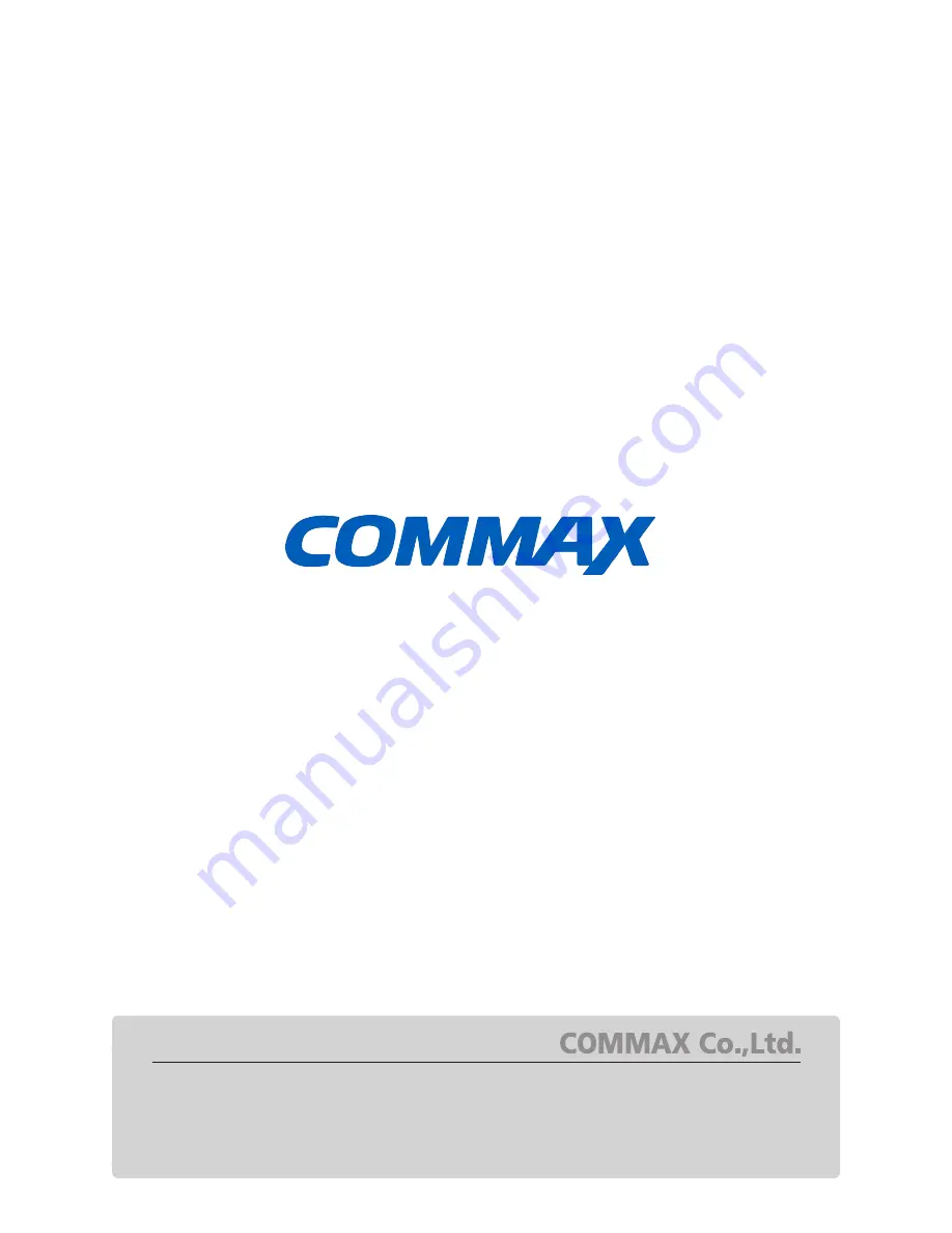 Commax CDV-43N User Manual Download Page 8