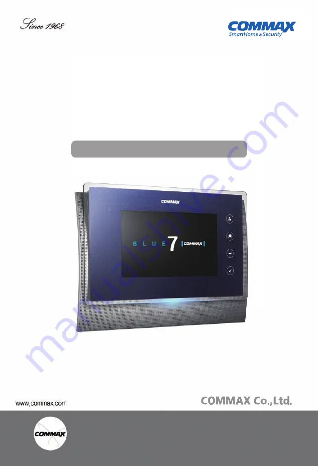 Commax CDV-70U User Manual Download Page 1