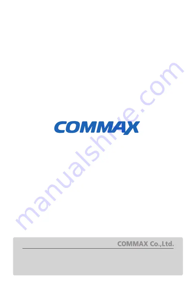 Commax CIOT-1000Y User Manual Download Page 62