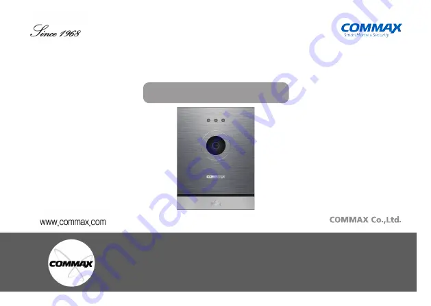 Commax CIOT-D20M Скачать руководство пользователя страница 1