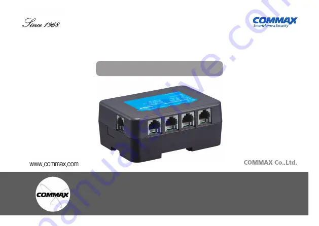 Commax CMD-101BU User Manual Download Page 1