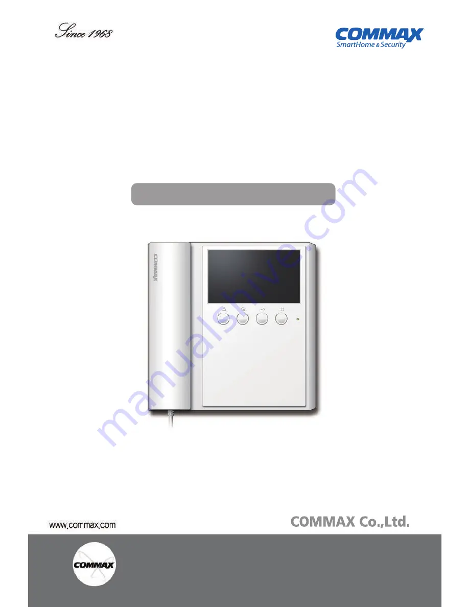 Commax CMV-43A User Manual Download Page 1