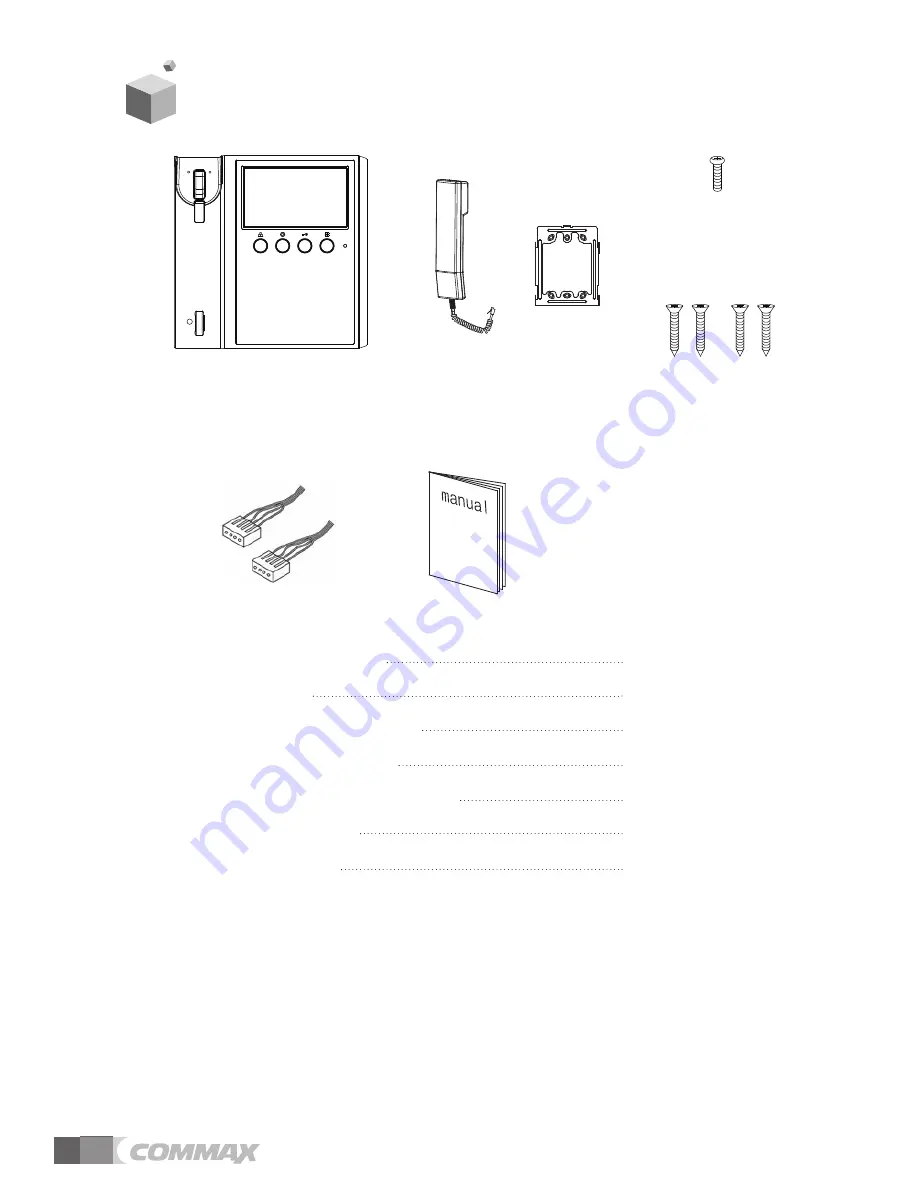 Commax CMV-43A Скачать руководство пользователя страница 17