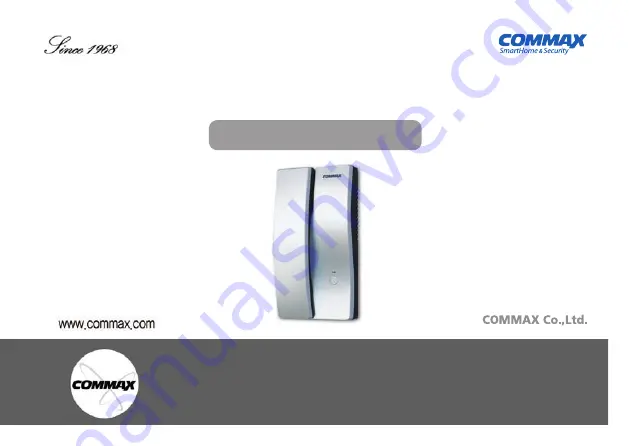 Commax DP-2S User Manual Download Page 1