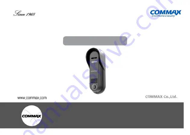 Commax DRC-4CPN3 User Manual Download Page 1