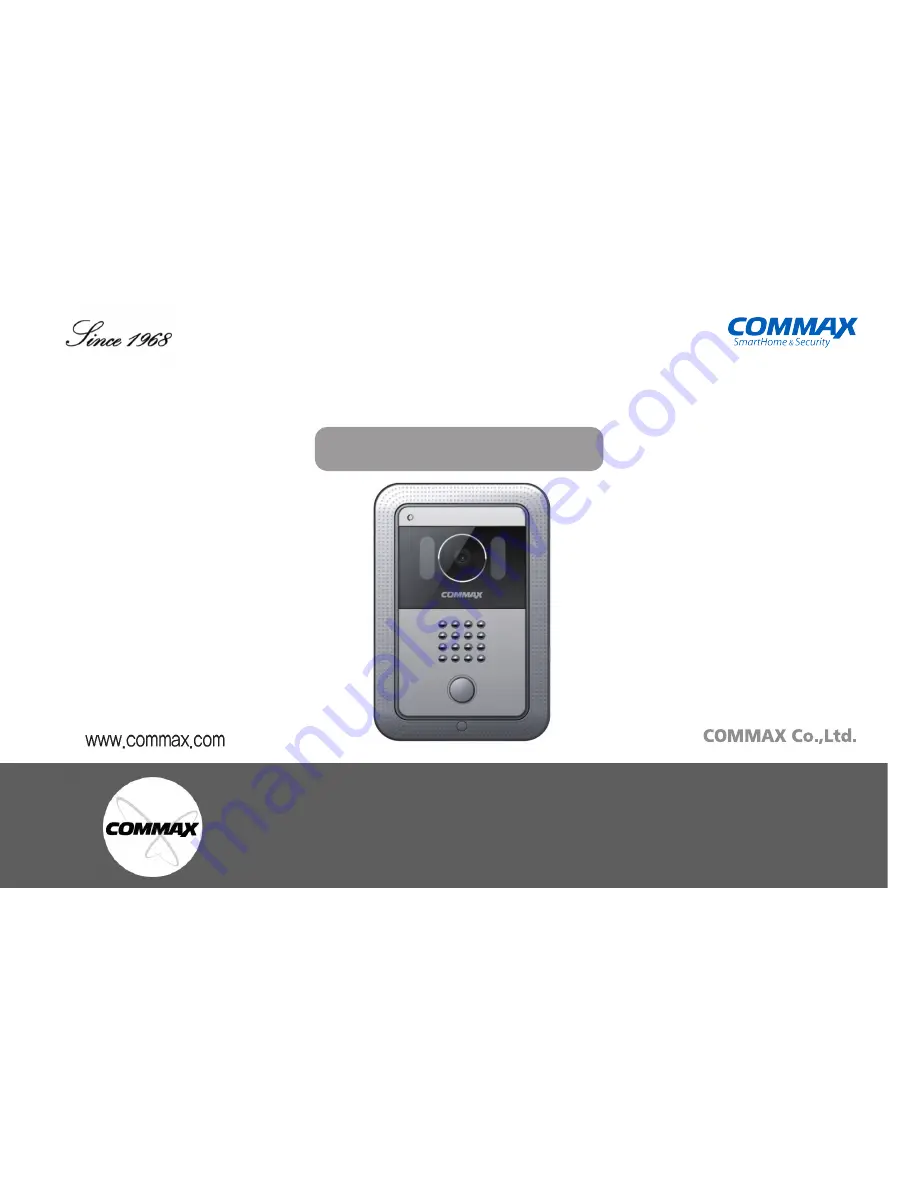 Commax DRC-4FC User Manual Download Page 1