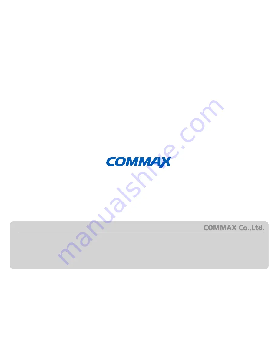 Commax drc-4g Скачать руководство пользователя страница 4