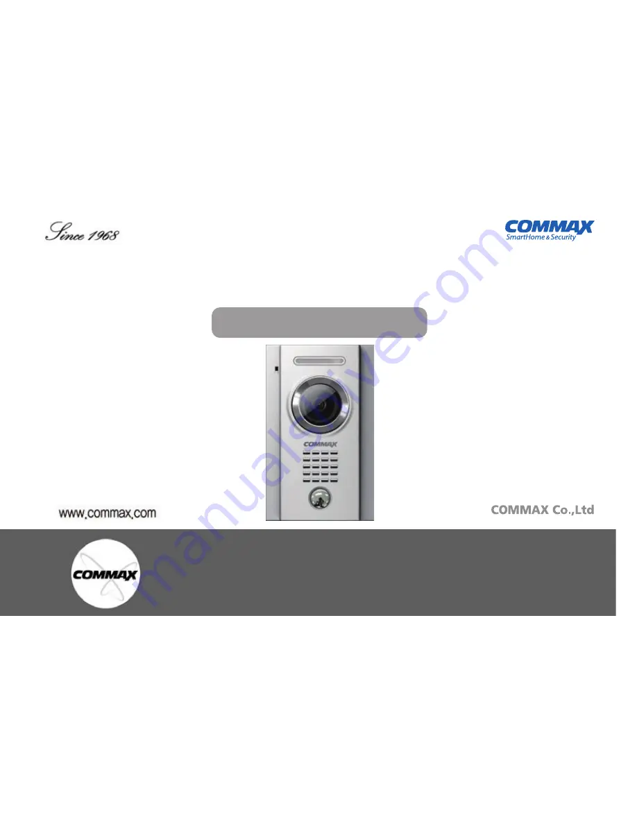 Commax DRC-4MC User Manual Download Page 1