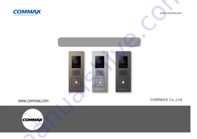 Commax DRC-4PIP Скачать руководство пользователя страница 1