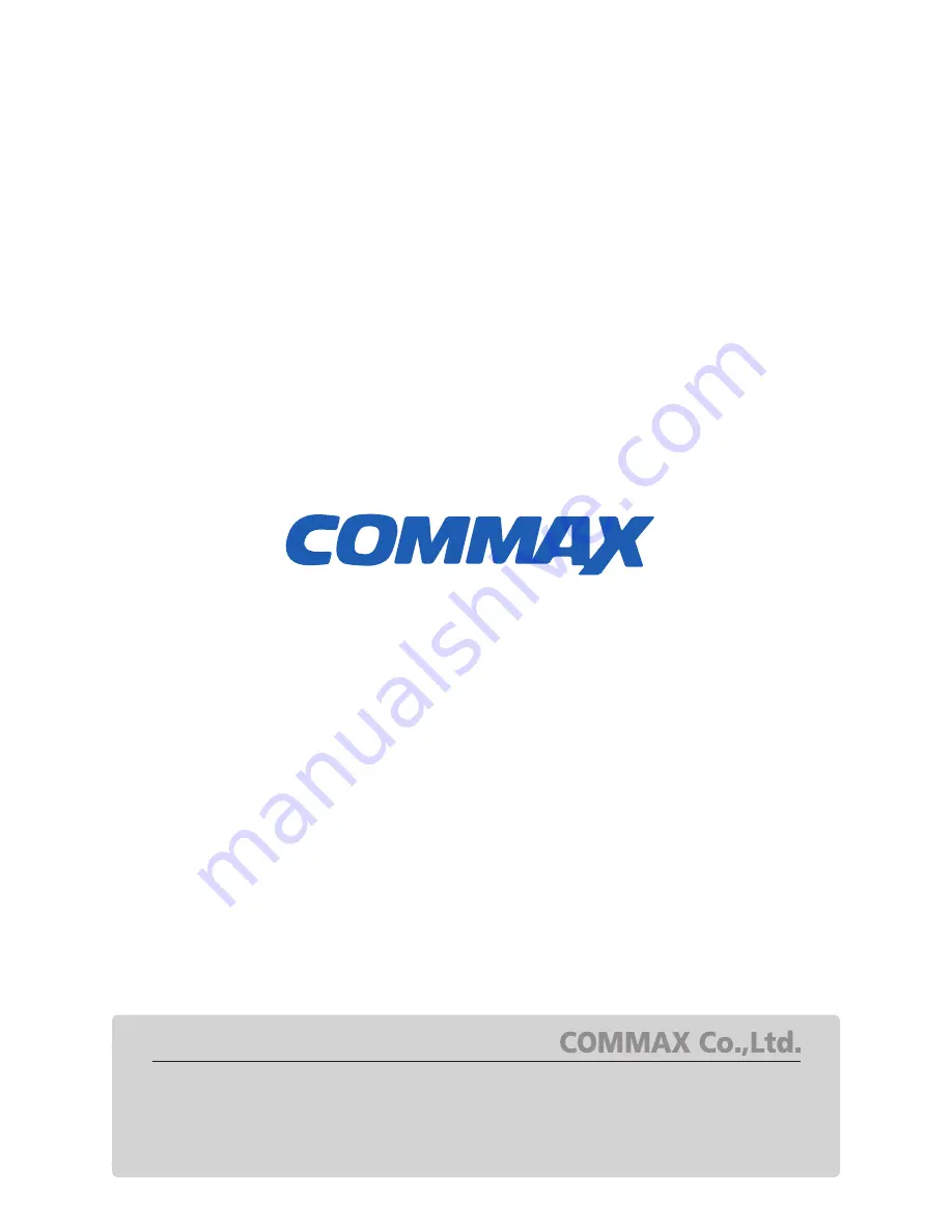 Commax DRC-500S Manual Download Page 13